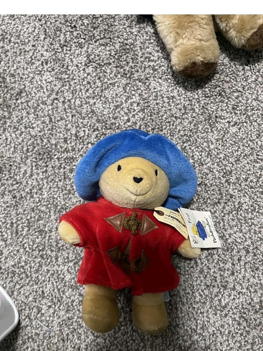 Vintage 1986 Paddington Bear Eden Toys Plush Mini Bear RARE COLOR COMBO